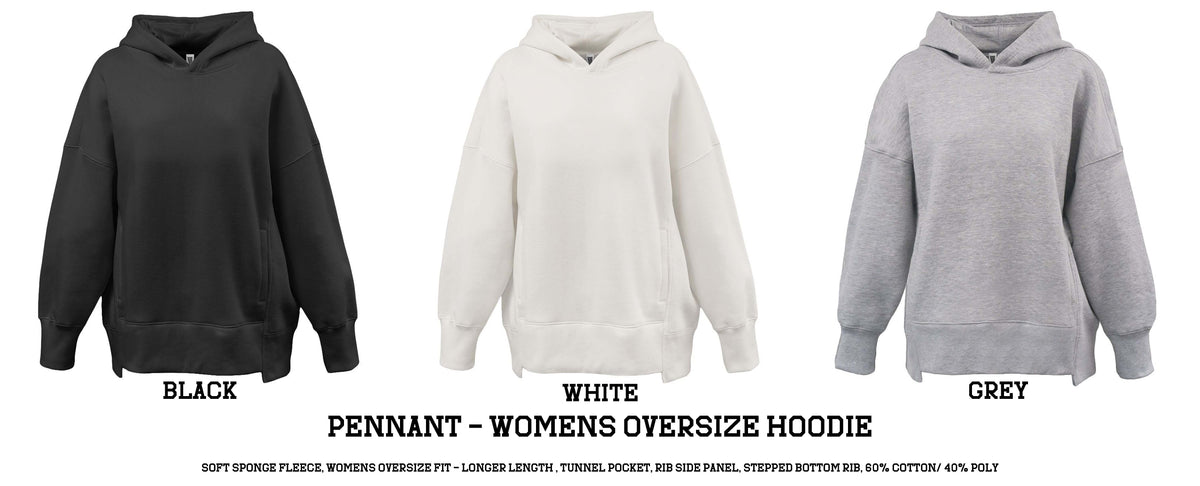 Pennant - Women's Oversize Hoodie (WARRIORS) 5484