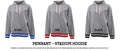 Pennant - Unisex Stadium Hoodie (WARRIORS) 8588