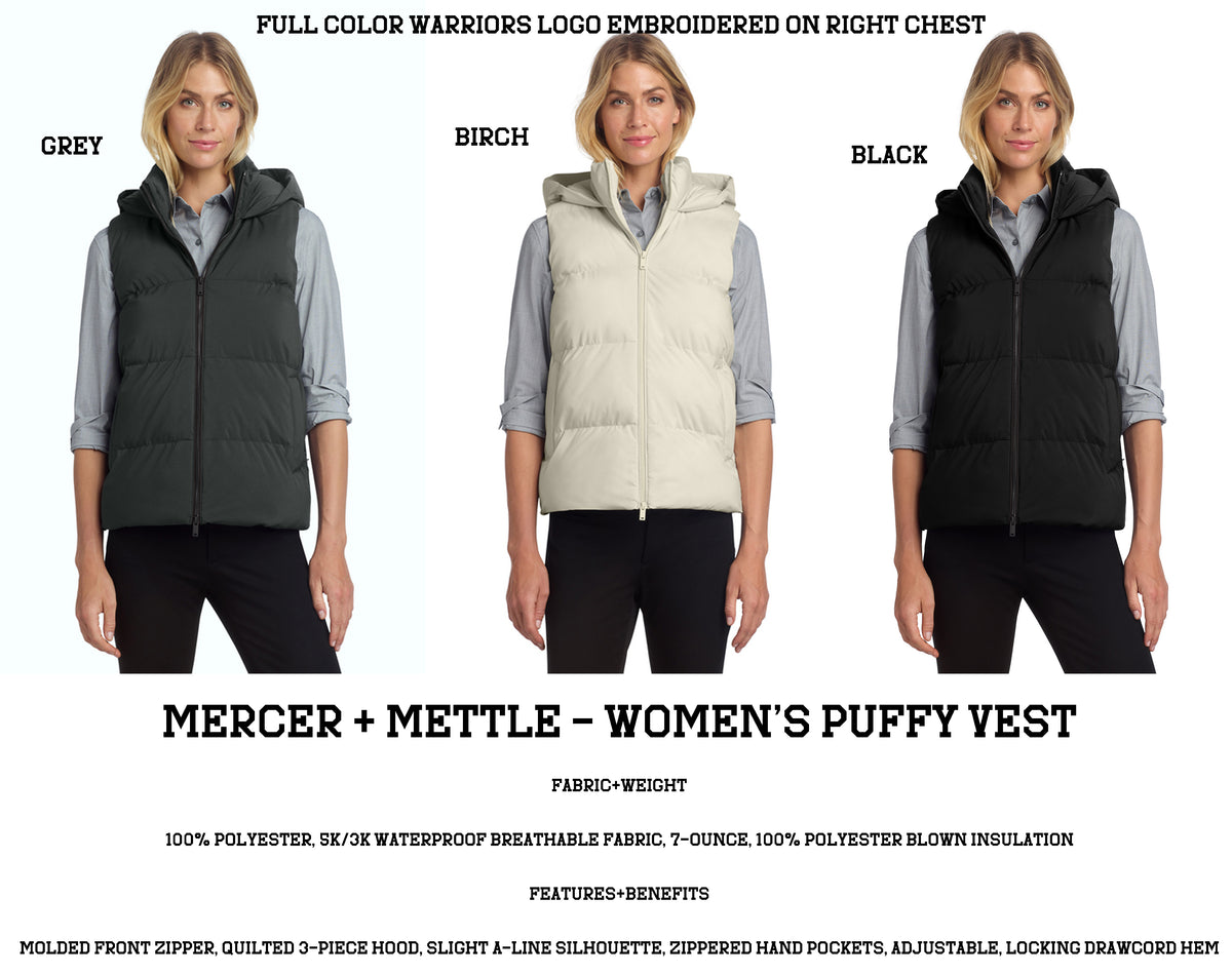 Mercer + Mettle - Women's Puffy Vest (WARRIORS) MM7217