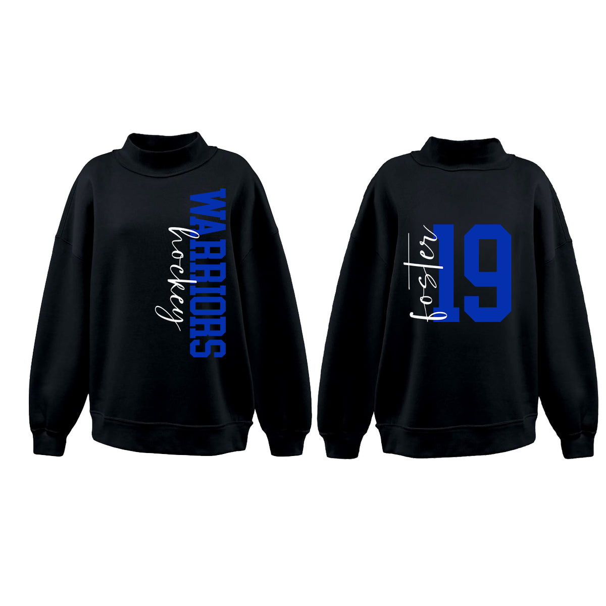 Pennant - Juliet Mockneck (Product available after 10/15) (WARRIORS) 7187