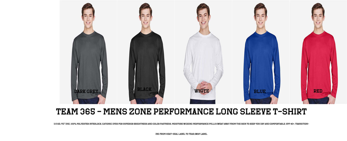 Team 365 - Men's Zone Performance Long Sleeve T-Shirt (WARRIORS) TT11L
